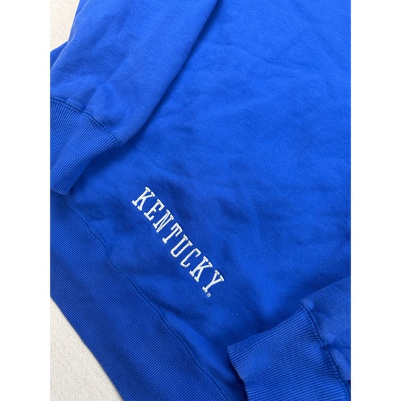 Vintage Nike Kentucky Wildcats Hoodie Royal Blue White Men's L Center Swoosh - Picture 4 of 10